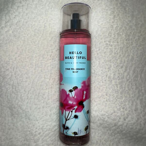 New Bath & Body Works Hello Beautiful Fine Fragrance Mist 8oz Bottle Body Spray